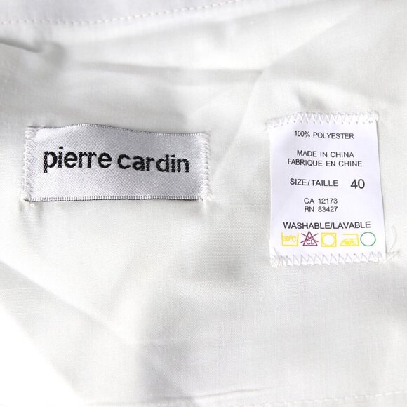 Vintage Pierre Cardin Dress Pants Trousers Flat Front Slacks Tan Sz 40 NEW - Picture 12 of 13